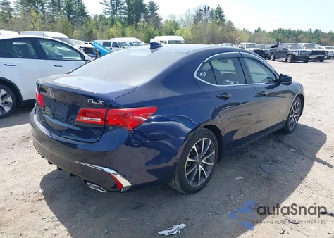 2018 Acura Tlx из США, поврежденный, VIN 19UUB2F39JA006756